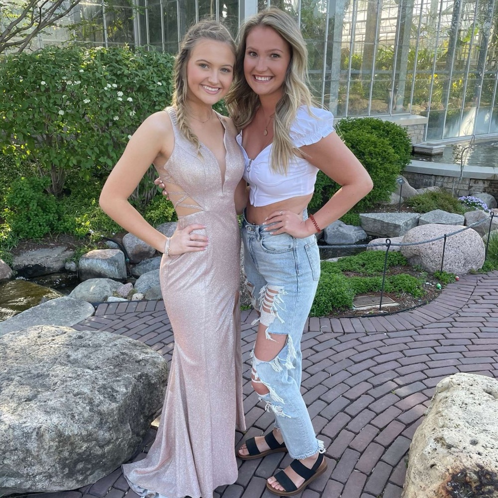 Champagne Prom Dress